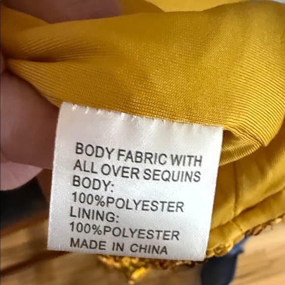 Gold Sequin Fringe Green Bay Packers Jacket, Large - Picture 7 of 11